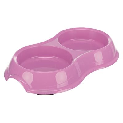 Trixie Voerbak / Waterbak Dubbel Kunststof Assorti