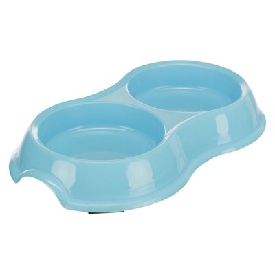 Trixie Voerbak / Waterbak Dubbel Kunststof Assorti