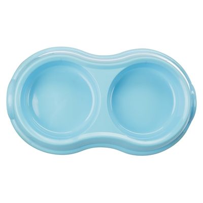 Trixie Voerbak / Waterbak Dubbel Kunststof Assorti