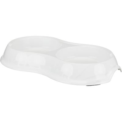 Trixie Voerbak / Waterbak Dubbel Kunststof Assorti