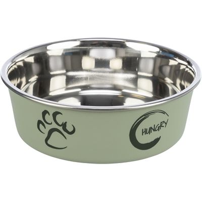 Trixie Voerbak Rvs / Kunststof-Ommanteling Assorti