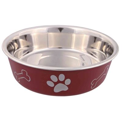 Trixie Voerbak Rvs / Kunststof-Ommanteling Assorti