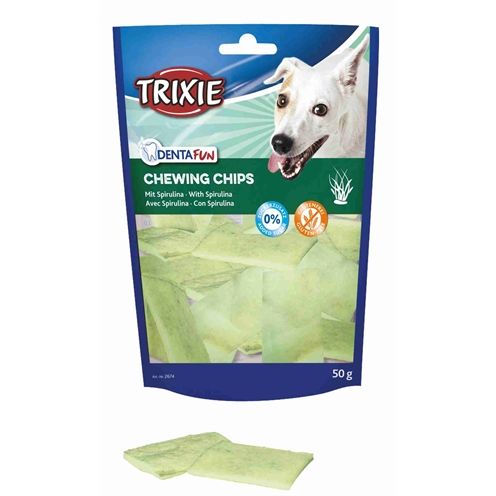 Trixie Denta Fun Spirulina Chewing Chips
