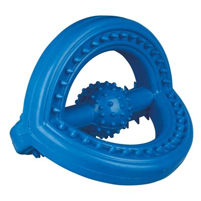 Trixie Natuurrubber Trekspeeltje Met Grip Blauw