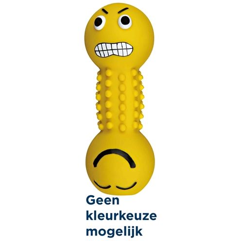 Trixie Latex / Polyestervlies Smiley-Halter Met Geluid Assorti