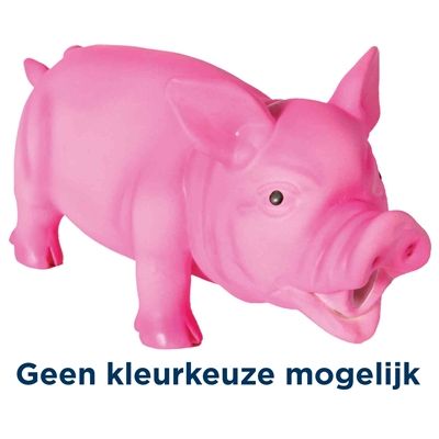 Trixie Latex / Polyestervlies Varken Met Dierengeluid  Assorti