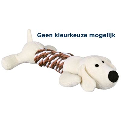 Trixie Pluche Dier Met Touwe En Geluid Assorti