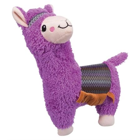 Trixie Pluche Alpaca Met Geluid Paars