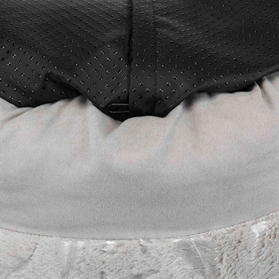 Trixie Mand Feather Rond Zilver / Grijs