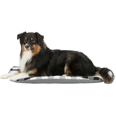 Trixie Kussen Scoopy Ovaal Zwart / Wit / Grijs