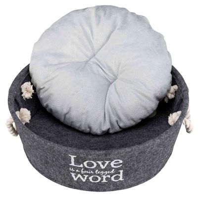 Trixie Mand Lian Rond Antraciet