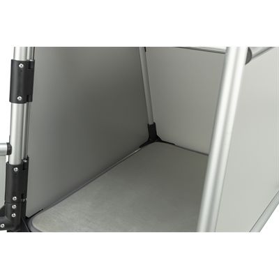 Trixie Vervoersbox Aluminium Zilver / Lichtgrijs