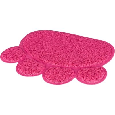 Trixie Schoonloopmat Voor Kattenbakken Poot Pvc Roze