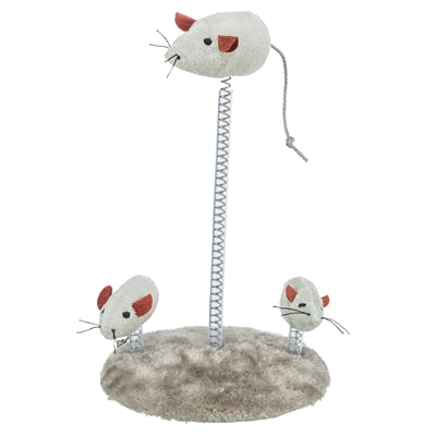 Trixie Muizen Op Spiraalveren Pluche Met Catnip