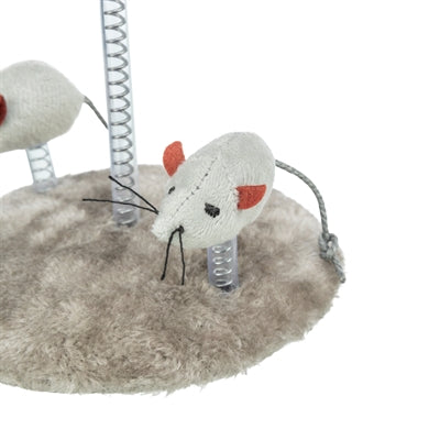 Trixie Muizen Op Spiraalveren Pluche Met Catnip