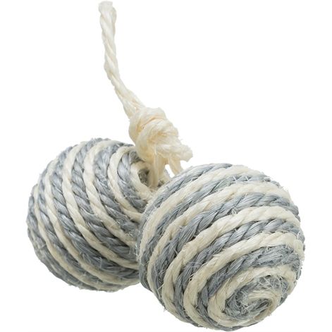 Trixie 2 Ballen Aan Koord Sisal Assorti