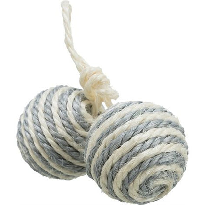 Trixie 2 Ballen Aan Koord Sisal Assorti