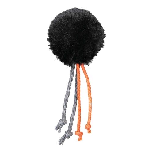 Trixie Bal Met Touwtjes Pluche Met Kattenmunt Assorti