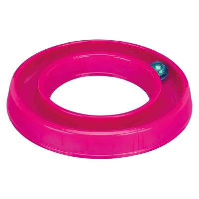Trixie Flashing Ball Race Kunststof Roze