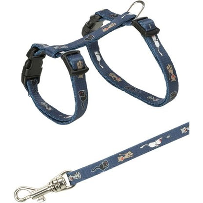 Trixie Kittentuig Junior Met Riem Kattenmotief Assorti