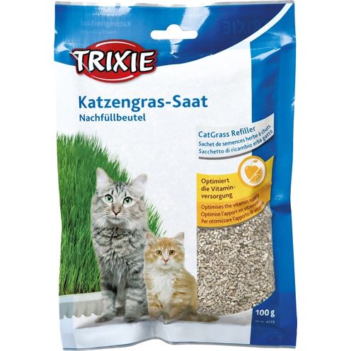 Trixie Kattengras Zaad Navulzakje Voor #4232
