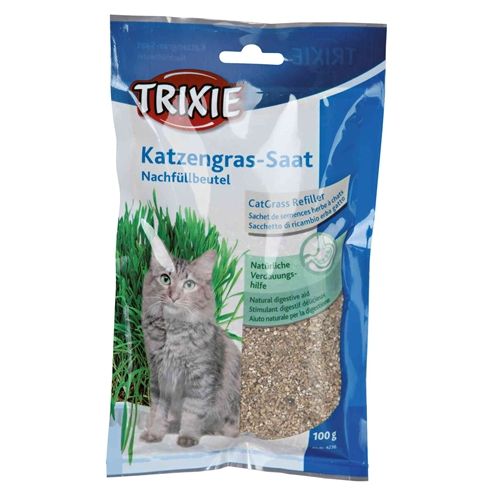 Trixie Kattengras Zaad Navulzakje Voor #4235