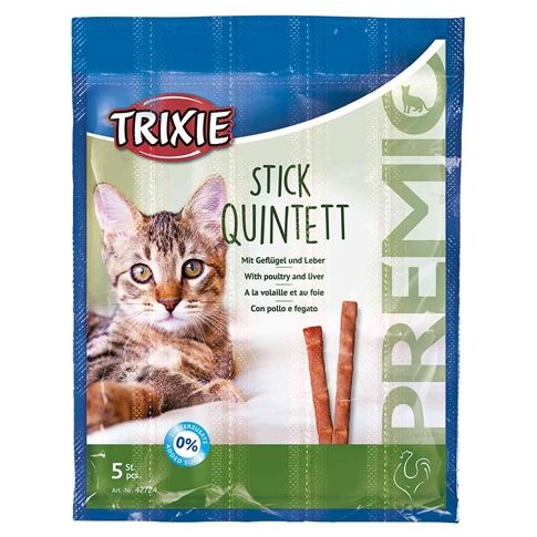 Trixie Premio Stick Quintet Gevogelte / Lever