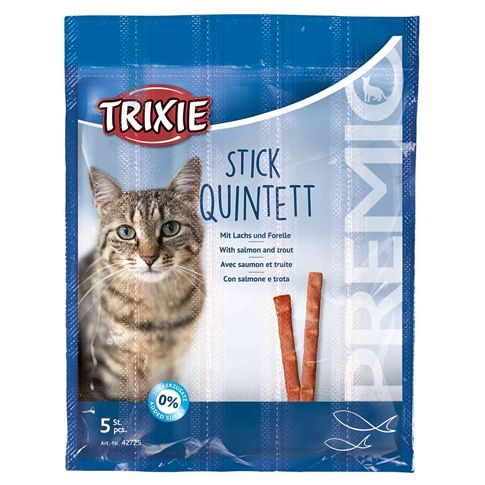 Trixie Premio Stick Quintett Zalm / Forel