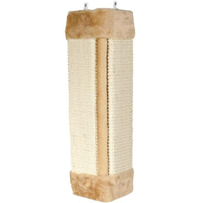 Trixie Krabplank Hoek Sisaltapijt / Pluche Met Catnip Naturel / Beige