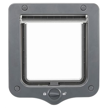 Trixie 2-Weg Huisdierluik Grijs