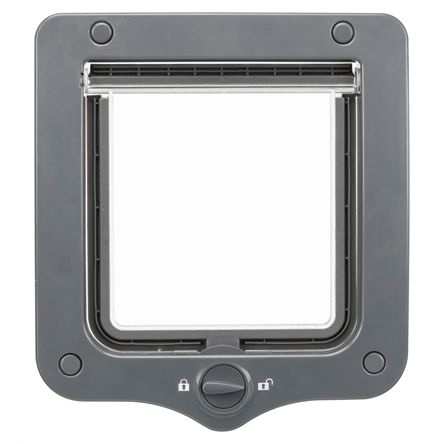 Trixie 2-Weg Huisdierluik Grijs