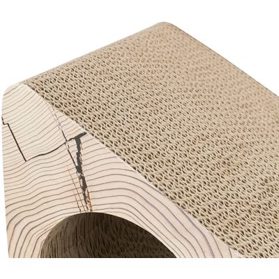 Trixie Krabhelling 2-Delig Karton Catnip Bruin