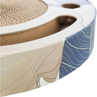 Trixie Krabtrommel Met Ballen Karton Met Catnip Blauw