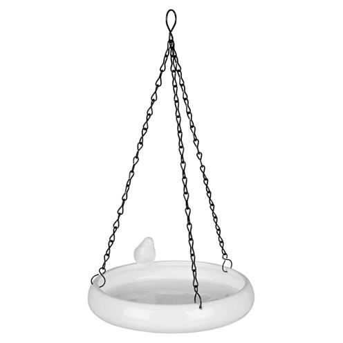 Trixie Vogeldrinkschaal Hangend Keramiek Wit
