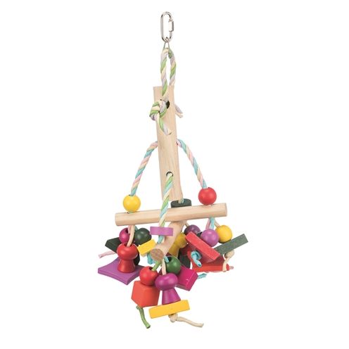 Trixie Speelgoed Met Papieren Bandjes Hout Meerkleurig