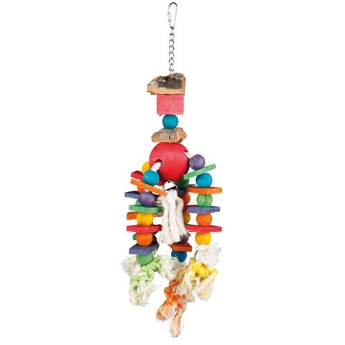 Trixie Speelgoed Aan Ketting Touw & Kralen Hout / Kurk