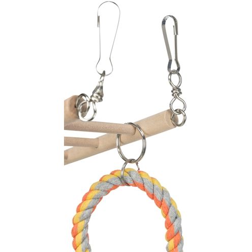 Trixie Hangbrug Met Touwladder / Touw Fret Hout / Touw