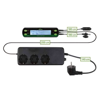 Trixie Reptiland Thermometer / Hygrostaat Digitaal 3 Schakelingen