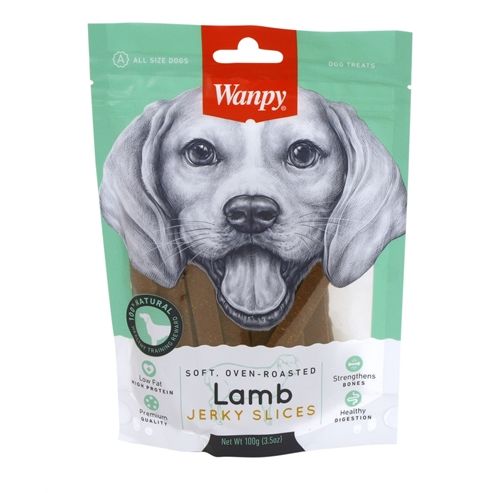 Wanpy Soft Oven-Roasted Lamb Jerky Slices