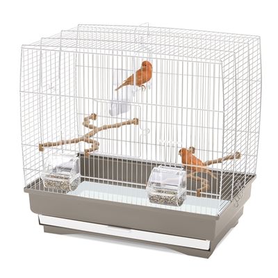 Imac Vogelkooi Irene 3 Taupe / Wit