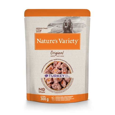 Natures Variety Original Adult Medium / Maxi Pouch Turkey No Grain