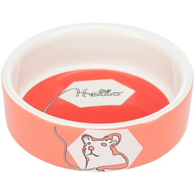 Trixie Voerbak / Waterbak Keramiek Strip Hamster Assorti