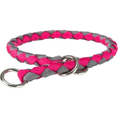 Trixie Halsband Hond Cavo Half-Slip Fuchsia / Grafiet Grijs