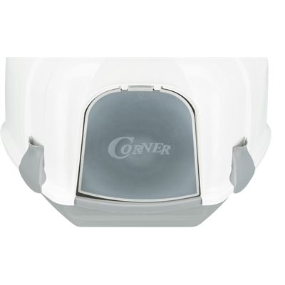 Trixie Kattenbak Maro Hoekmodel Wit / Grijs