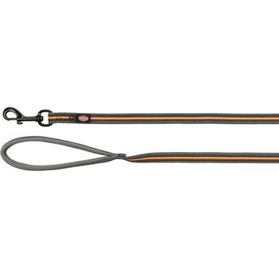 Trixie Hondenriem Sleeplijn Fusion Grafiet Grijs / Papaya Oranje