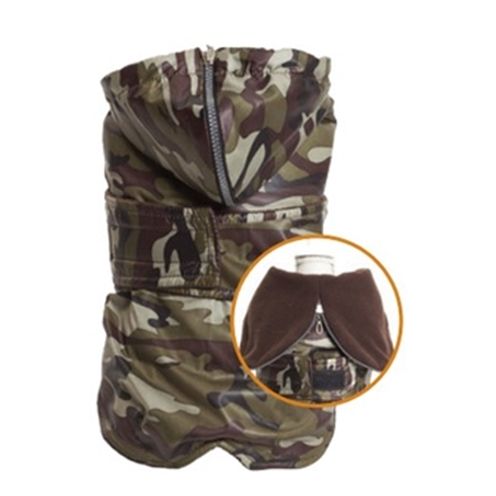 Croci Hondenjas Teckel Military Camouflage Bruin