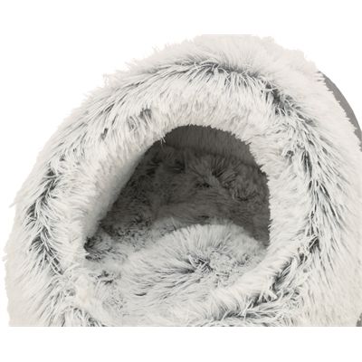 Trixie Kattenmand Iglo Harvey Grijs / Wit-Zwart