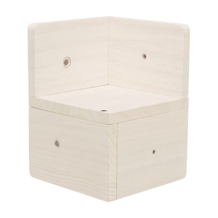 Trixie Muurelement 3 Voor Muurlandschap Voor Hoek Wit