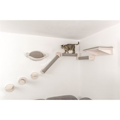 Trixie Ligplateau Met Kussen Voor Muurlandschap Wit