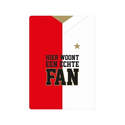 Plenty Gifts Waakbord Blik Feyenoord Fan